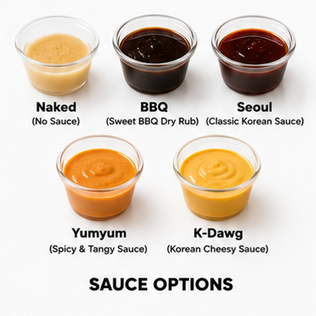 K-Wings sauce options