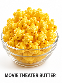 A bag of movie theater butter gourmet popcorn