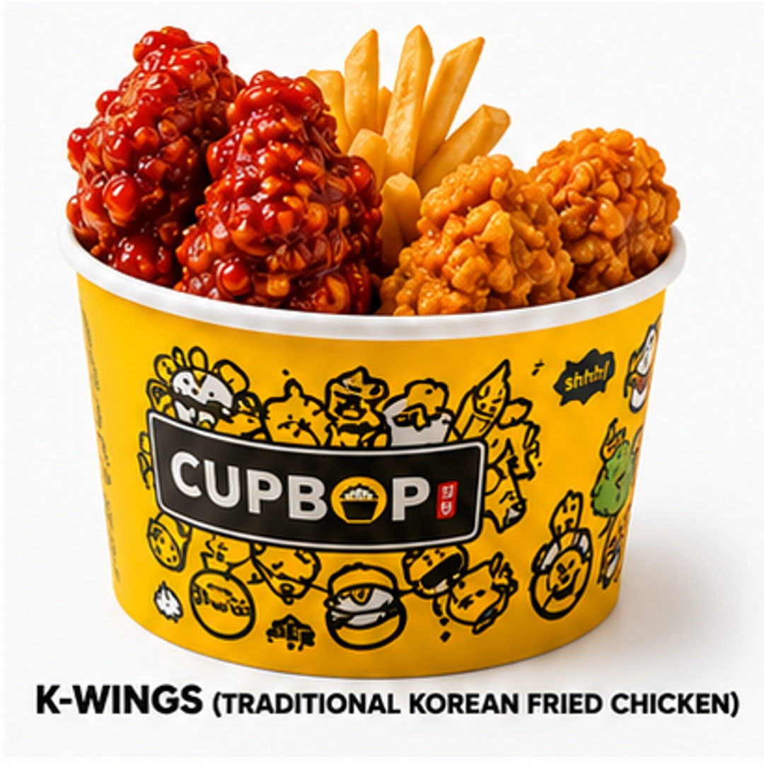 Crispy Korean fried chicken wings